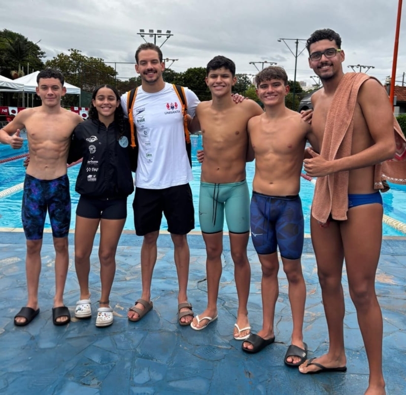 Natação de Andradina encerra a temporada 2025 nos Jogos Abertos do Interior