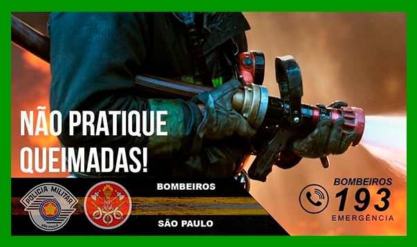 Corpo de Bombeiros de Birigui orienta população sobre a prevenção de incêndios em vegetações