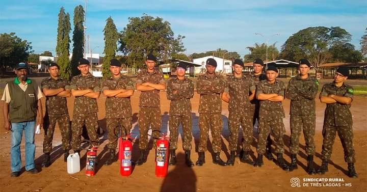 Exército realizou curso na Sindicato Rural de Três Lagoas
