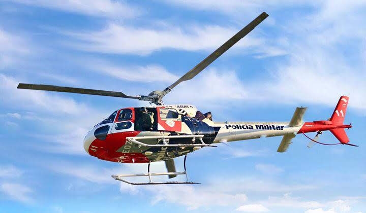 Helicóptero Águia vai ajudar a fiscalizar aglomerações em ranchos em Araçatuba
