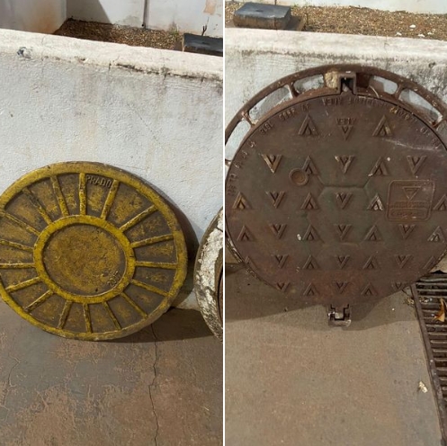Força Tática de Andradina detém dono de ferro velho e desocupado por furto e receptação de tampas de esgoto
