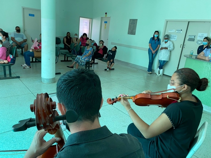 Pacientes do Hospital de Castilho parabenizam a 6ª edição do programa Música Salva