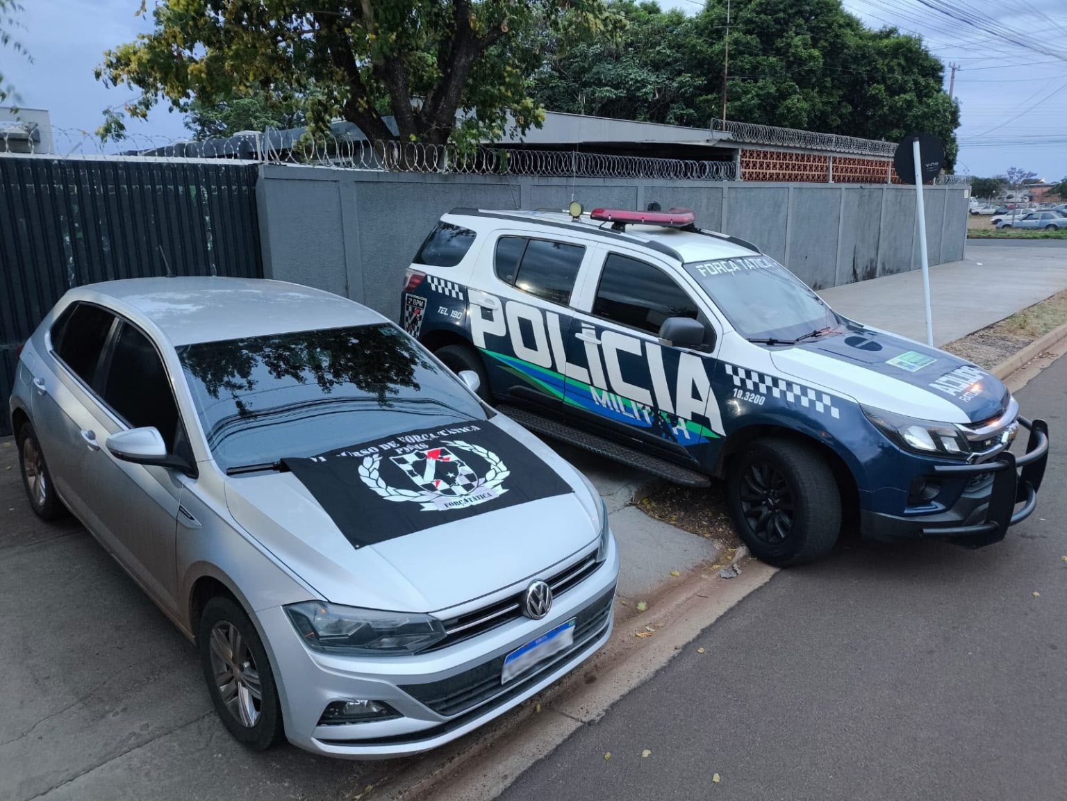 Polícia Militar em Três Lagoas recupera veículo furtado em outro Estado