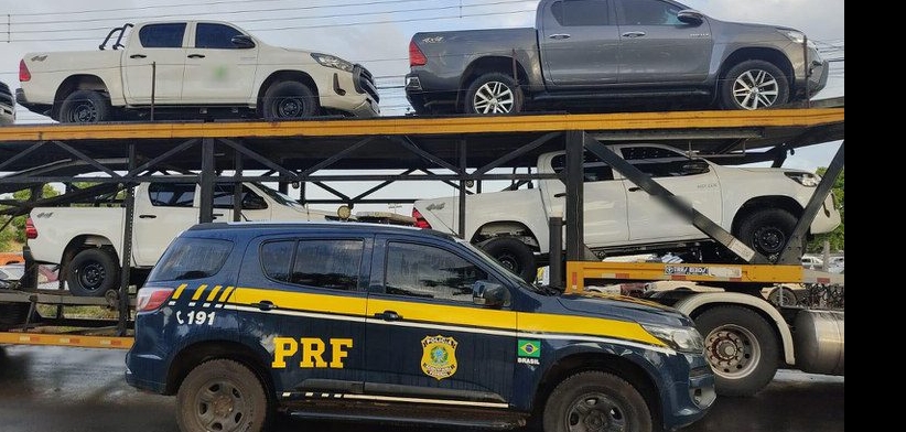 Dois veículos são recuperados durante fiscalização da PRF na BR-262 em Três Lagoas