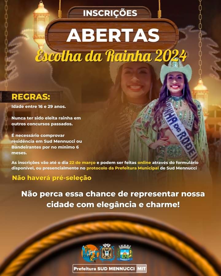 É hora de brilhar, garotas de Sud Mennucci e Bandeirantes d'Oeste !