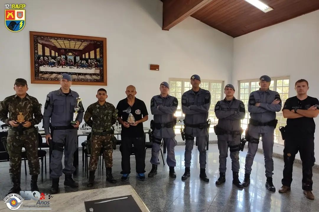 Policiais do 12° BAEP de Araçatuba participaram do torneio de tiro prático no Batalhão de Infantaria Leve em Lins