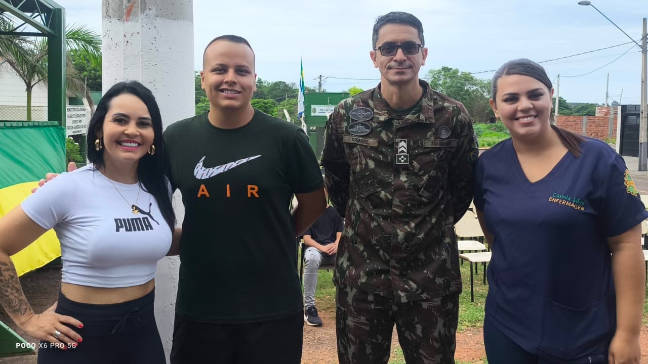 Sargento Ismael dos Santos encerra ciclo no TG 02-007 após três anos de instrução em Andradina