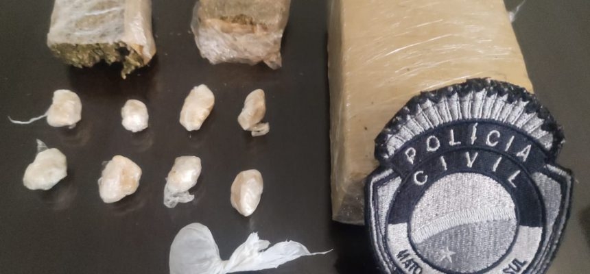 Polícia Civil de Três Lagoas prende suspeito em flagrante por tráfico de drogas na Circular da Lagoa Maior