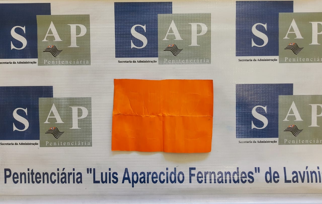 Agentes da Penitenciária 2 de Lavínia apreendem entorpecente K4 com visitante