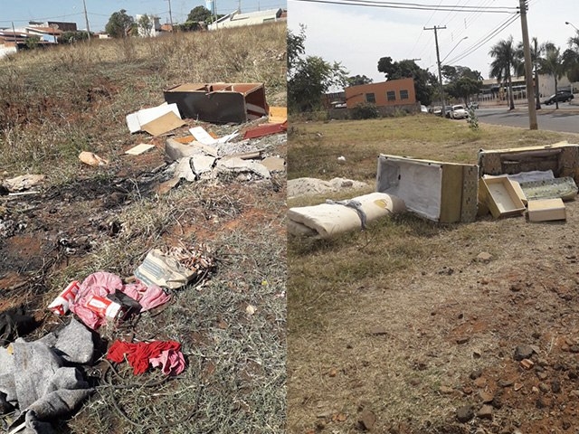 Novo Governo de Andradina vai à caça de quem suja terrenos com entulhos