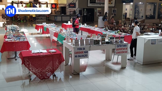 Espíritas promovem nova edição da Feira do Livro no Ilha Shopping