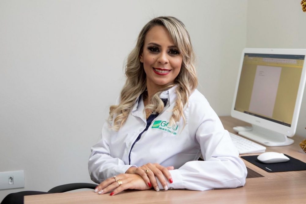 Investidora da clínica GOU odonto de Andradina é a psicóloga Anna Carolina, reinauguração é neste sábado