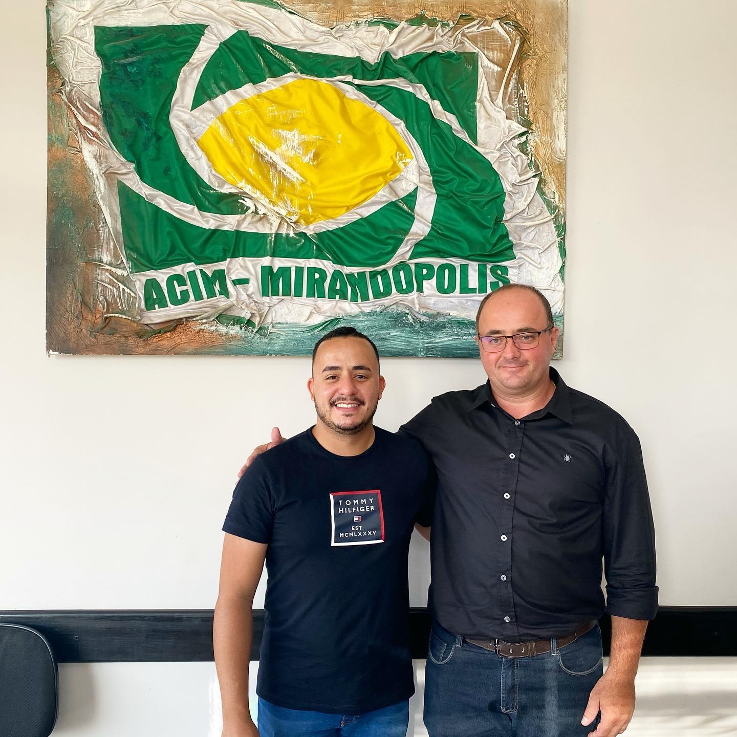 Prefeito deseja um ótimo trabalho do novo presidente da Associação Comercial e Industrial de Mirandópolis