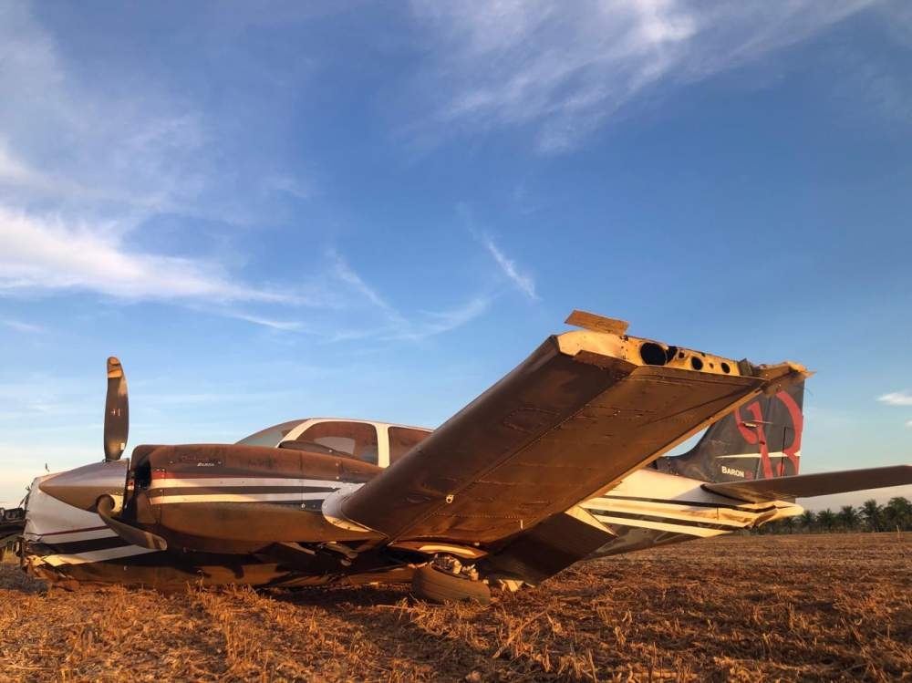 Avião faz pouso forçado em pista do aeródromo de Birigui