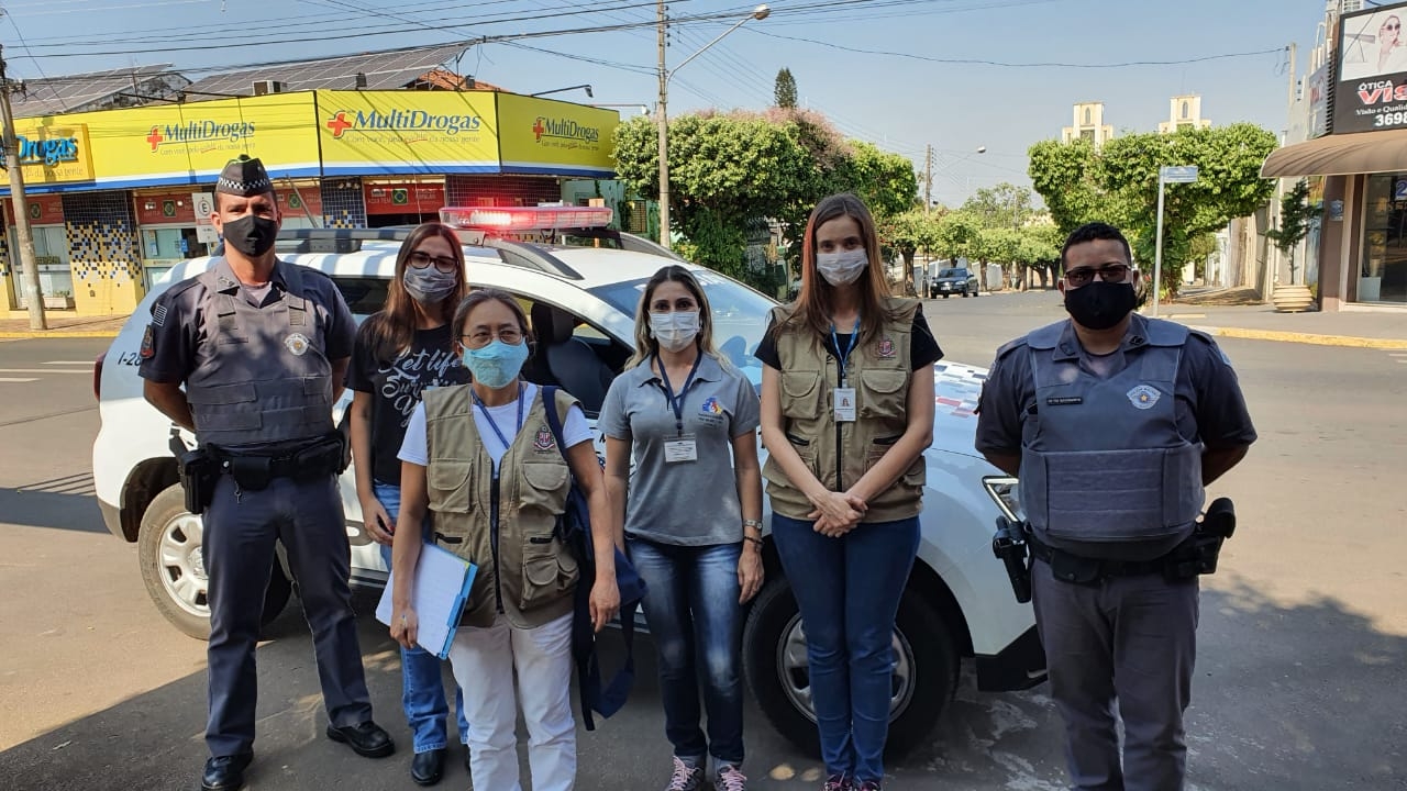 Em Lavínia fiscalização para uso de máscaras no comércio da cidade