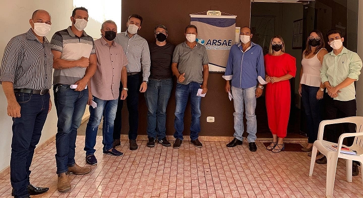 Vereadores andradinenses se reúnem com Arsae para saber sobre qualidade da água em Andradina