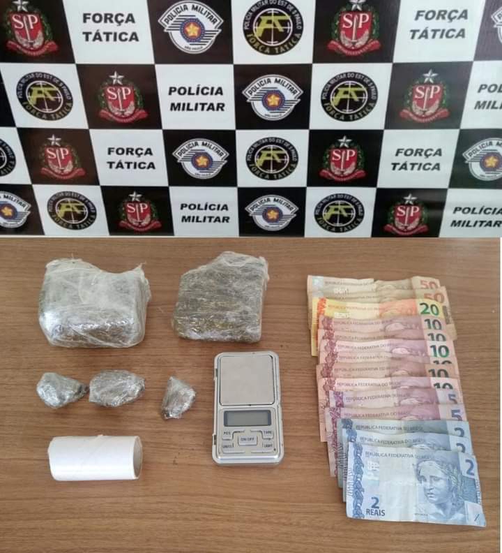 Força Tática prende homem com maconha escondida em casa, no bairro Seiscentas Casas em Araçatuba
