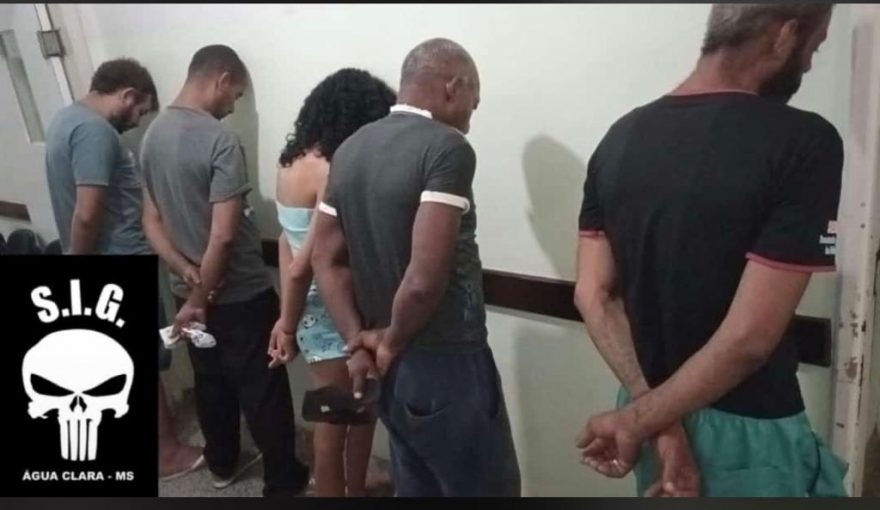 Polícia Civil fecha boca de fumo em Água Clara
