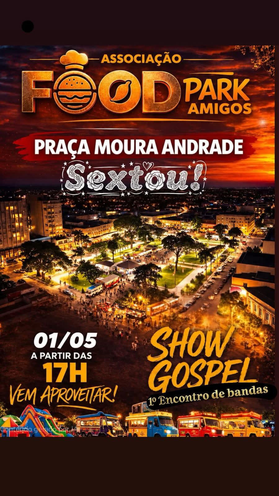 ENCONTRO DE BANDAS GOSPEL PROMETE NOITE DE FÉ E MÚSICA EM ANDRADINA
