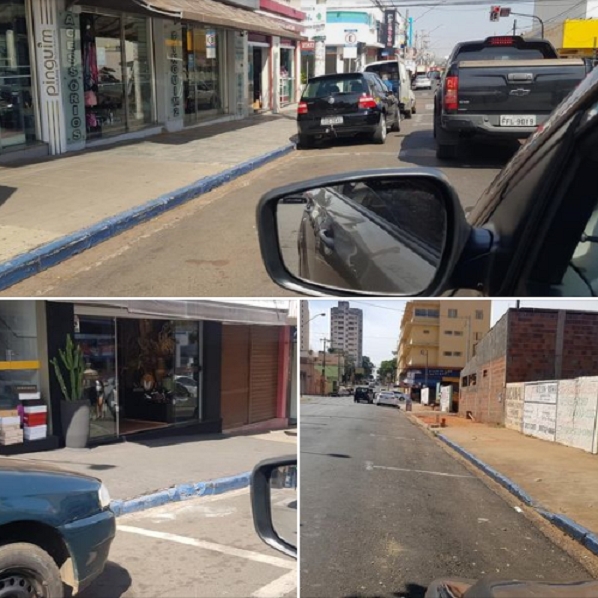 ANDRADINA: HAVIAM 30 VAGAS NA ÁREA CENTRAL DA RUA PAES LEME AGORA HÁ POUCO