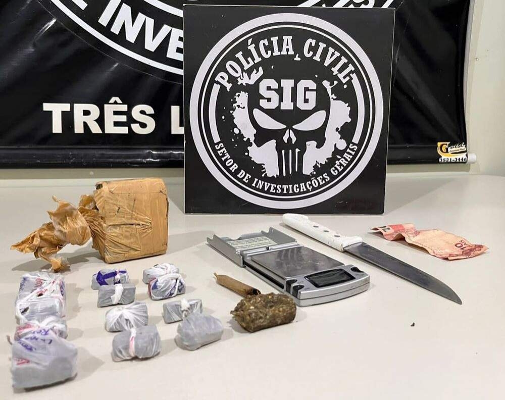 Polícia Civil prende homem por tráfico e fecha boca de fumo no bairro Paranapungá em Três Lagoas