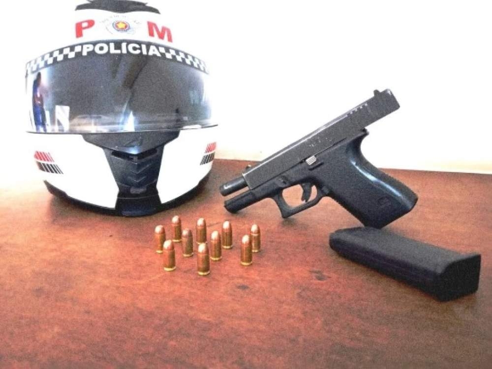 Polícia Militar recupera arma furtada de guarda municipal em Birigui