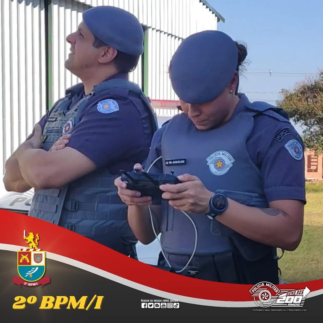 Polícia Militar realiza operação em Birigui com apoio de drone