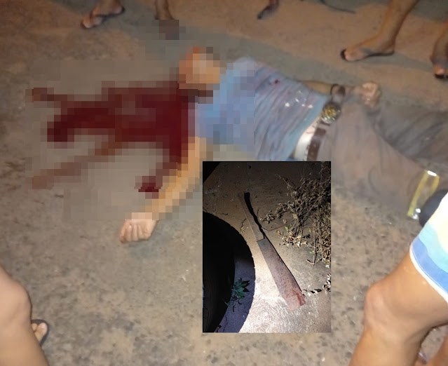 Homem é golpeado com facão após discussão em bar em Valparaíso