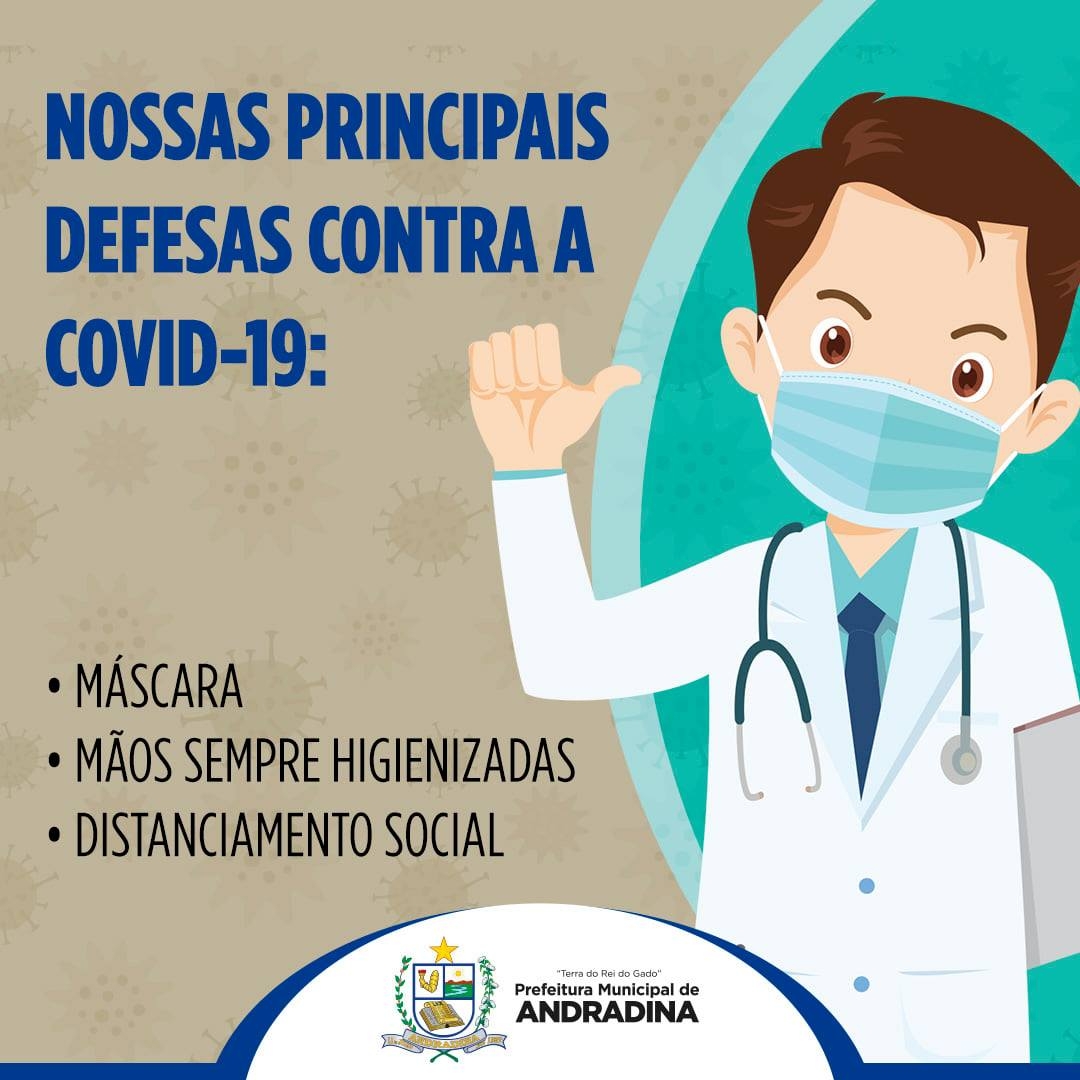 Governo de Andradina informa: A pandemia ainda não acabou vamos nos cuidar !!!