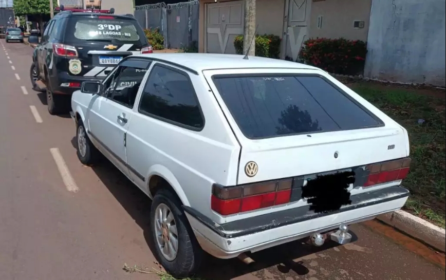 Polícia Civil recupera carro roubado no sábado em Três Lagoas