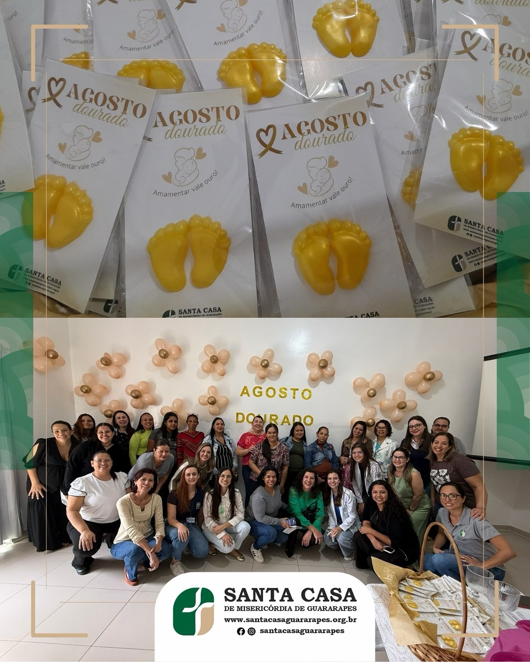 Santa Casa de Guararapes realizou o evento Agosto Dourado