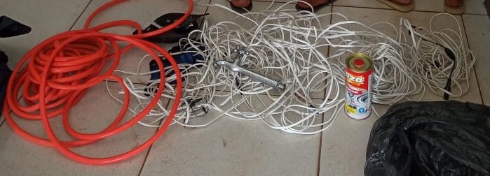 Polícia Militar prende 03 homens furtando a decoração natalina em Três Lagoas