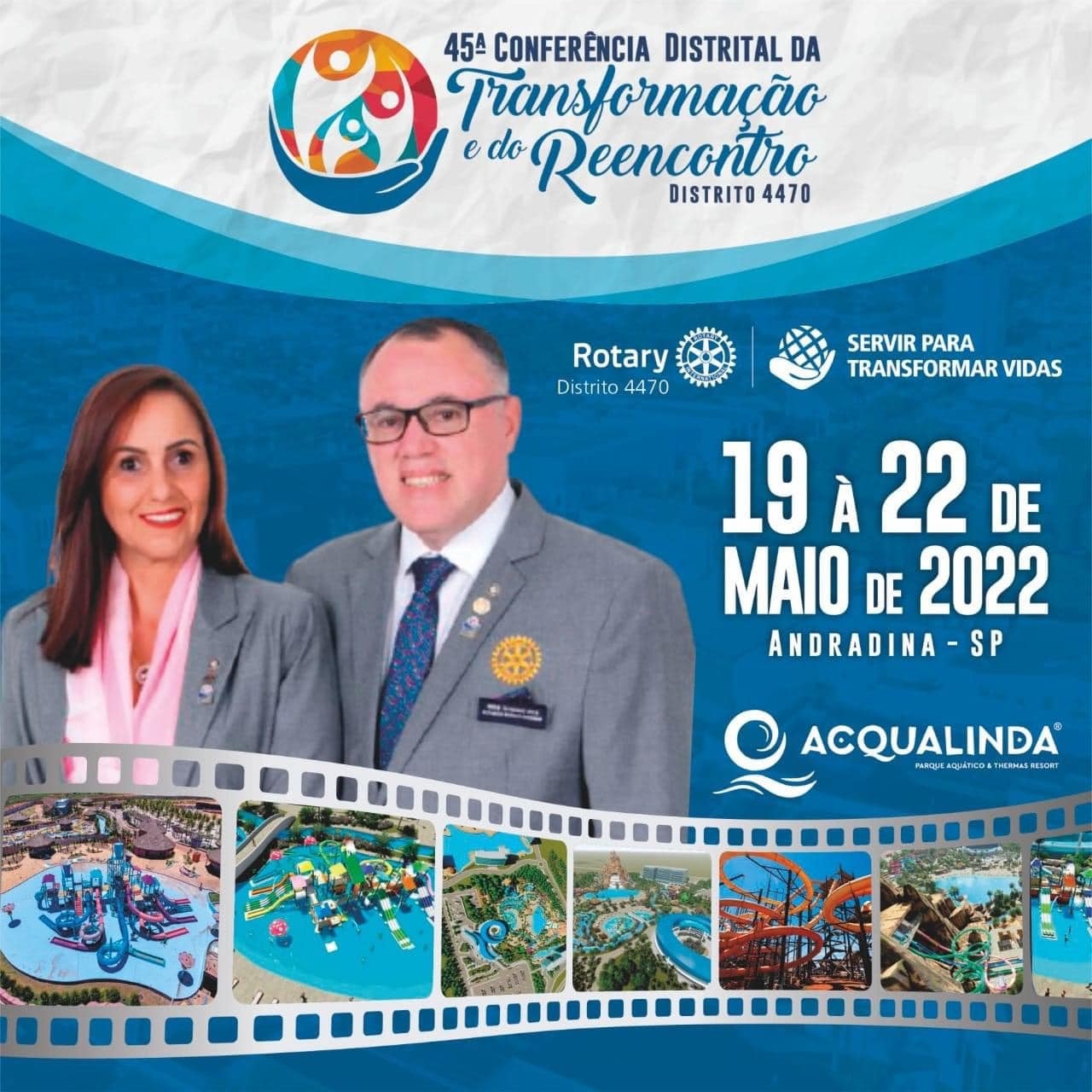 Em Andradina Rotary Club faz 45ª Conferência Distrital da “Transformação e do Reencontro”