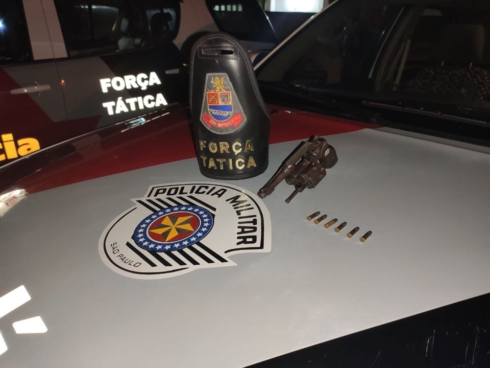Força Tática de Andradina apreende 02 menores com revólver e evita homicídio no bairro Pereira Jordão
