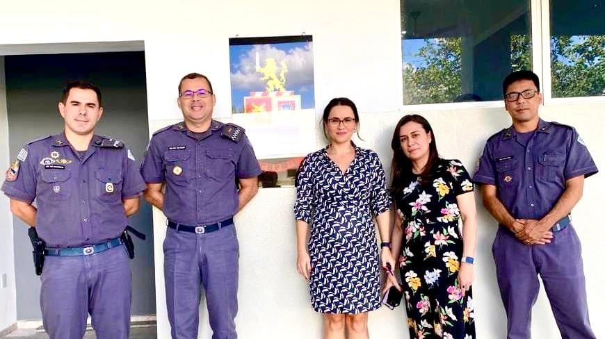 28º BPM/I RECEBE A VISITA DA PROMOTORA DE JUSTIÇA DE ANDRADINA