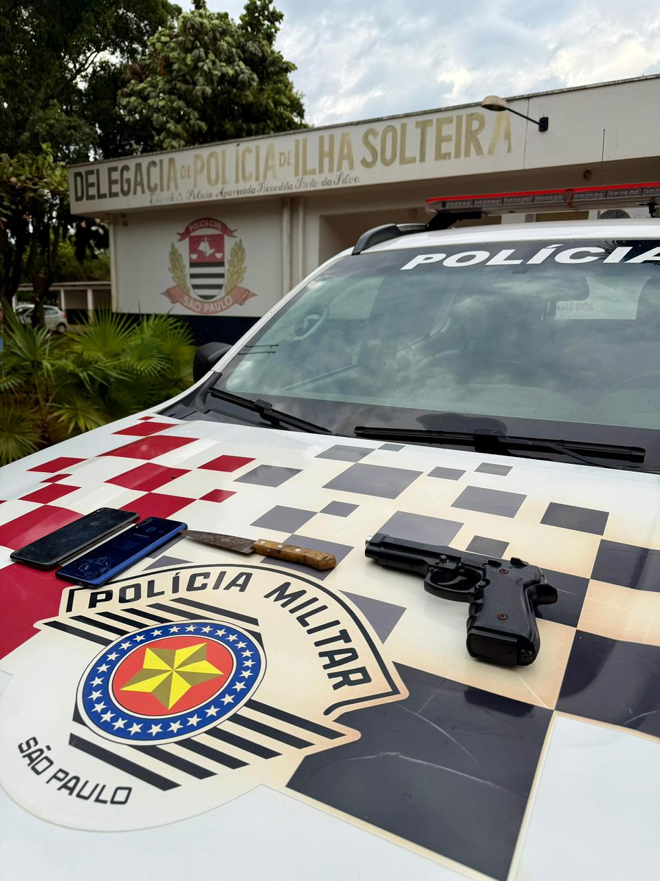 Polícia Militar de Ilha Solteira recupera celulares furtados e prende dois suspeitos