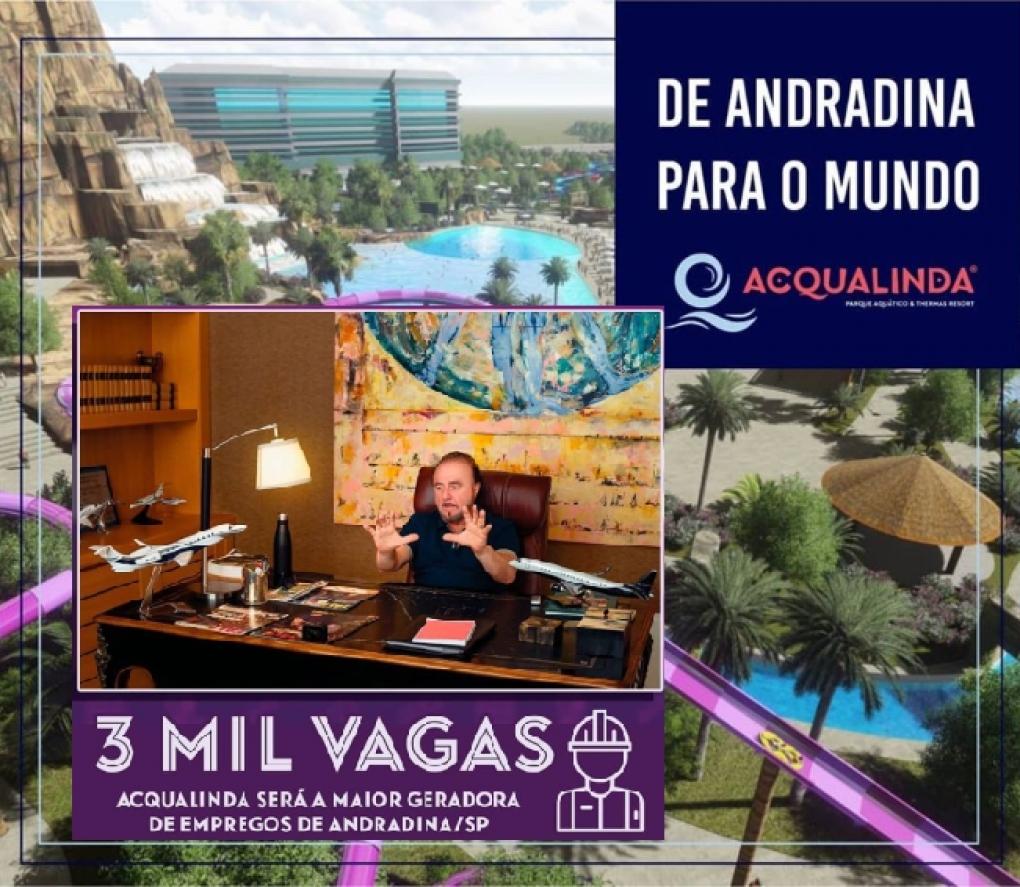 Parque Acqualinda de Andradina tem várias vagas de emprego: guarda vidas, atendente de recepção, açougueiro e outras funções