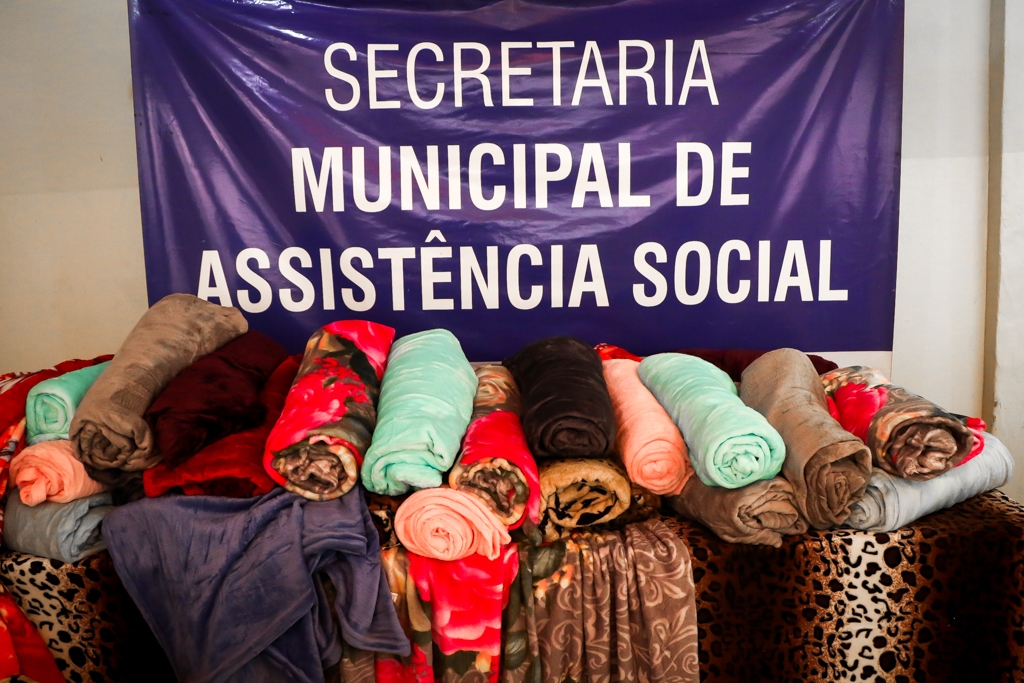 Três Lagoas recebe mais de 3 mil cobertores para atender famílias vulneráveis