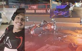 Jovem de Castilho vítima de acidente grave na avenida Guanabara se recupera, anuncia o pai dele