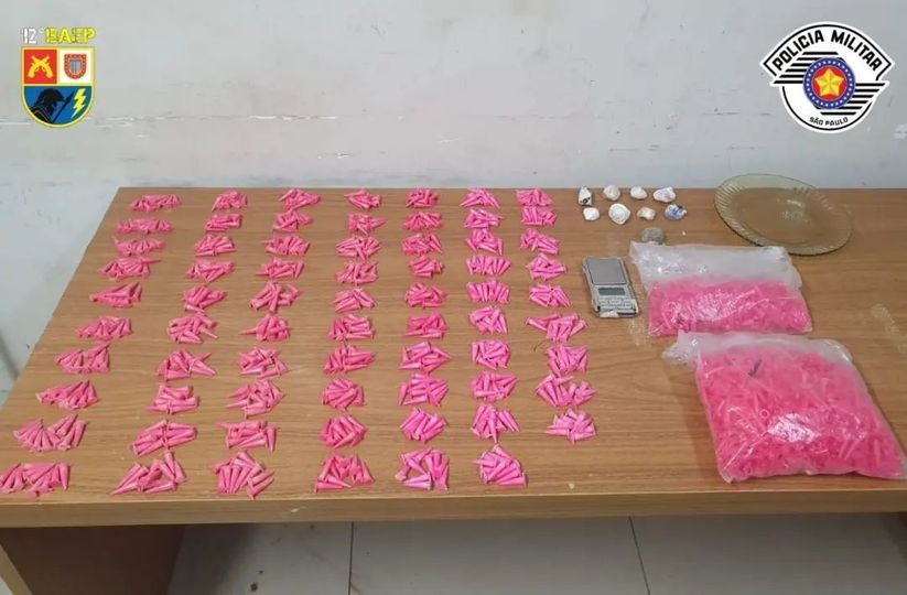 BAEP de Araçatuba prende enteado e padrasto com 688 pinos de cocaína, alvo de combate ao crime Bairro Hilda Mandarino