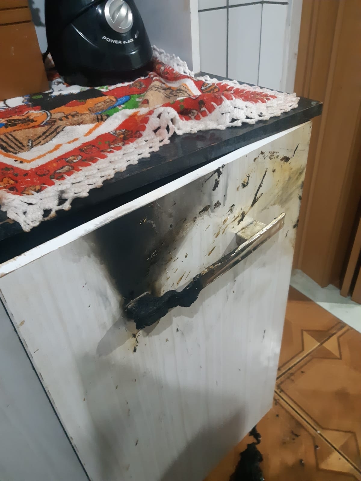 Brigada de Castilho é acionada para atender incêndio em residência no Laranjeiras