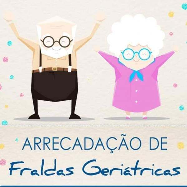 Arrecadação de fraldas geriátricas para o Lar dos Idosos de Três Lagoas