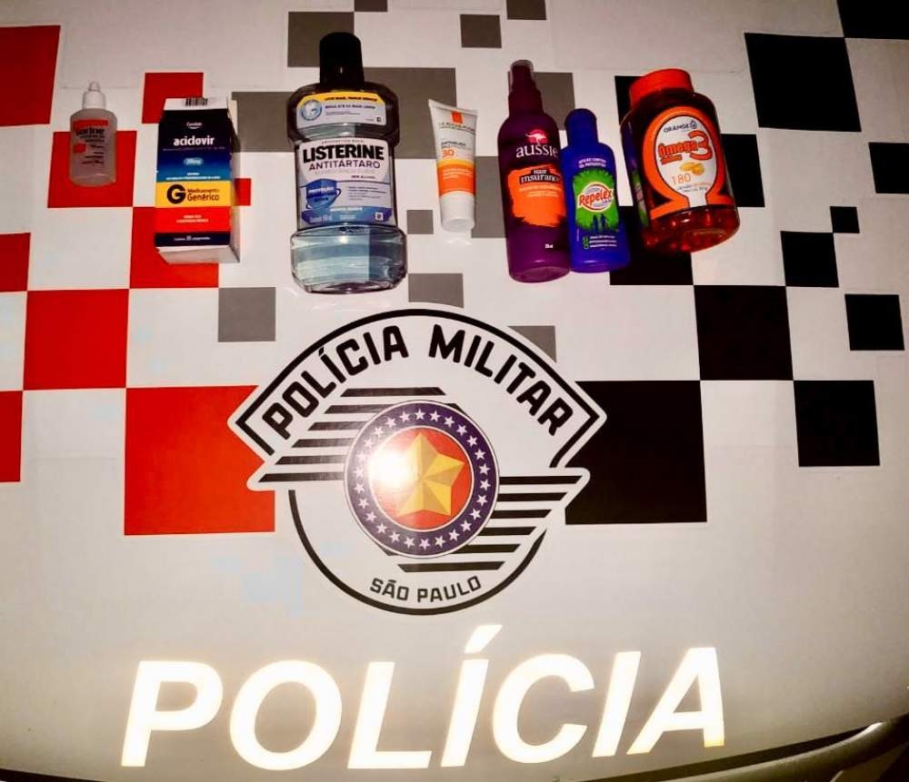 Polícia Militar de Mirandópolis prendeu dupla após furto em farmácia