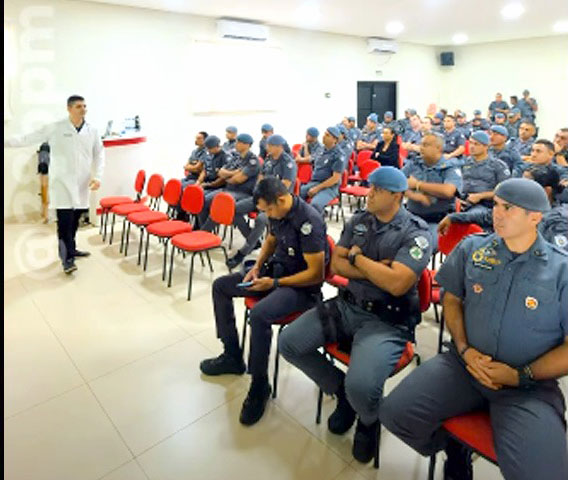 28º Batalhão da Polícia Militar de Andradina promove palestra sobre Setembro Amarelo