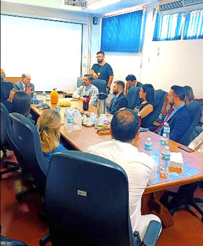 Reunião da Polícia Militar, Polícia Civil e Polícia Técnico-Científica para analisar a segurança pública em Andradina 