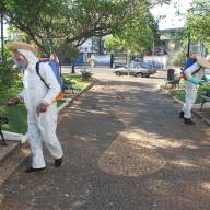 PREFEITURA DE BIRIGUI EM AÇÃO COMBATE AO CORONAVÍRUS: Paço Municipal e Praça James Mellor receberam higienização