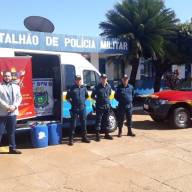 Polícia Militar, Bombeiro Militar e Hospital Auxiliadora recebem doação do Rotary Club de Três Lagoas e seguem unidos contra a pandemia de Covid-19