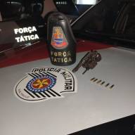 Força Tática de Andradina apreende 02 menores com revólver e evita homicídio no bairro Pereira Jordão