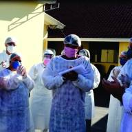 Primeiro paciente intubado na Santa Casa de Andradina volta curado para casa