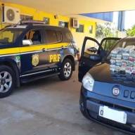 Casal é preso em Água Clara com tabletes de maconha que seriam entregues em MG